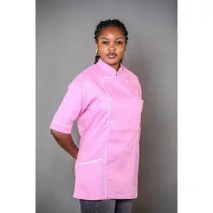 Chef Uniforms Women’s 3-pocket Short Sleeve Executive Chef Coat