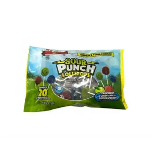 Sour Punch Lollipops, Approx. 20 count bag (75363)
