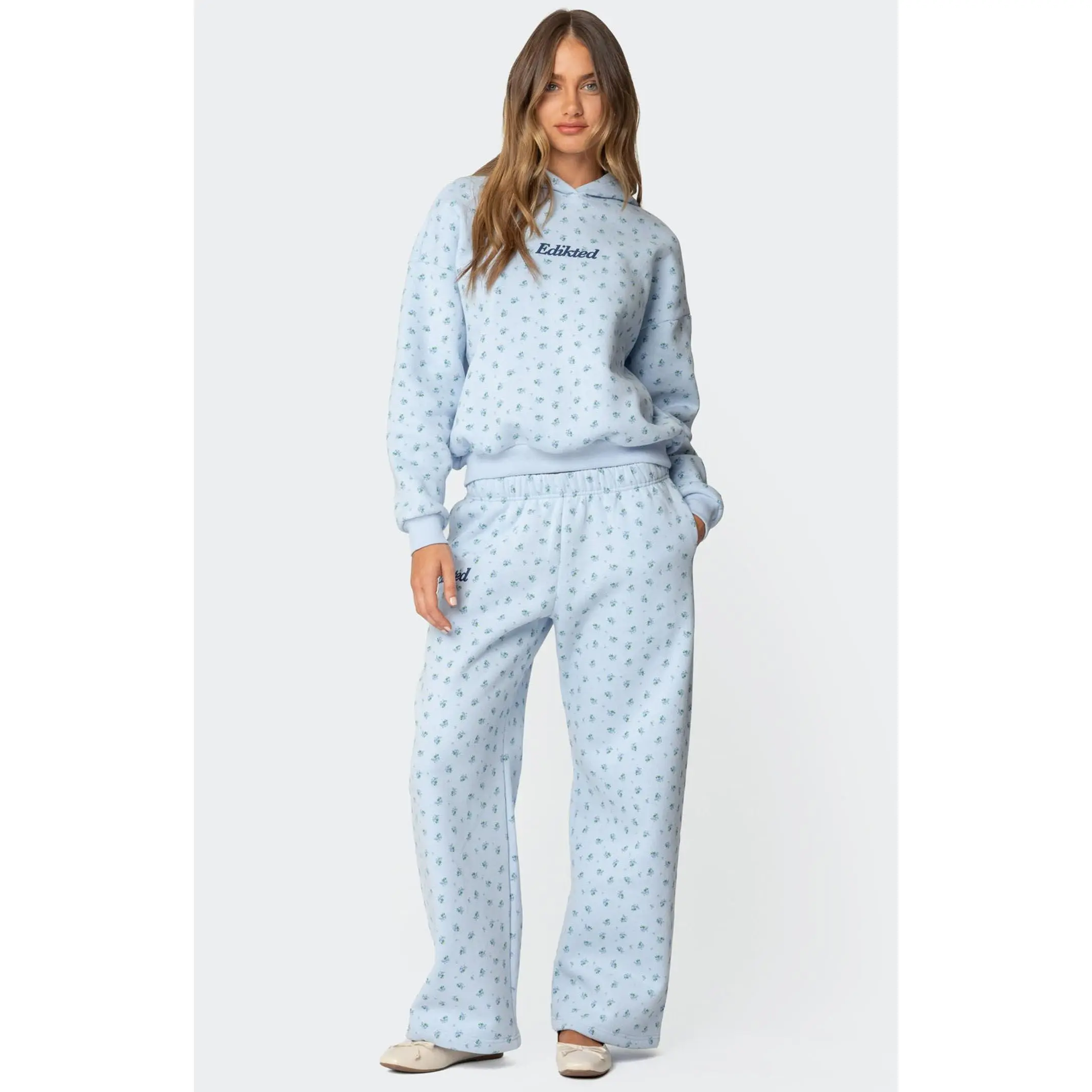 Edikted Women's Flower Power Sweatpants