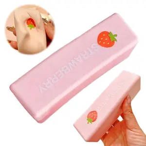 Strawberry Stick Slow Rising Squishy Toy Stress Relief Home Decor Party Favors, Squishies  Sensory Gift for for Adults and Kids