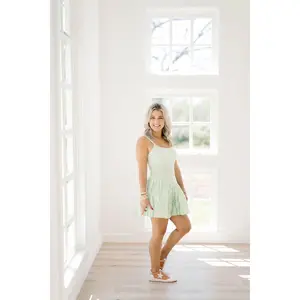 Set Me Up Lemon Golf Dress/Romper