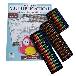 Multi-Digit Multiplication Mazes for Adults: Abacus Math Workbook