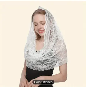 Mantilla de Encaje Blanco para Iglesia – Oración y Devoción