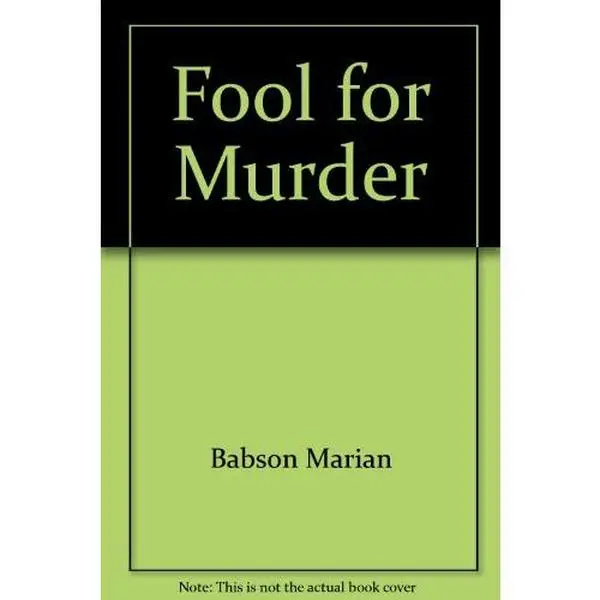 USED-Fool for Murder by Marian Babson (Paperback)