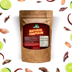 El Mexicanito: Natural Chapulines Salty,Garlic And Spicy 4oz