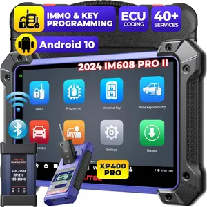 Autel MaxiIM IM608 PRO II IMMO Key Fob Programming Diagnostic Scan Tool with XP400 PRO Key Programmer, ECU Coding & Bidirectional, 40+ Services Android 10 Same as IM608S II/ IM608 II