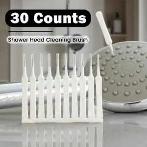 30 Counts Shower Head Cleaning Brush, Flexible Brush Head Reaches Tight Spaces，Multi-Purpose Use for Faucets and Sinks