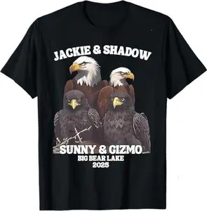 Jackie And Shadow Sunny And Gator Big Bear Lake 2025 T-Shirt