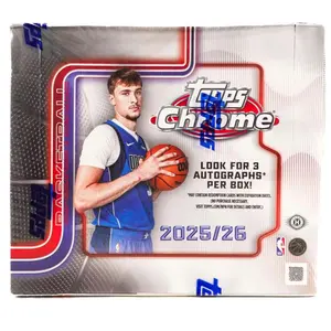 2025/26 Topps Chrome Basketball Hobby Jumbo Box