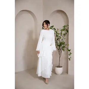 Ada Dress in White