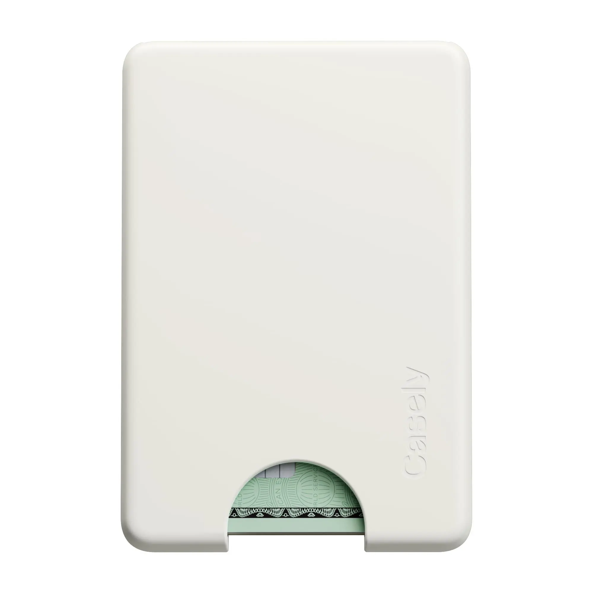 Casely MagWallet Slim Phone Accessories - Magsafe-Compatible Wireless Smartphone Cellphone Card Holder, Soft-Touch Hard Silicone, Protection for Up to 3 Cards