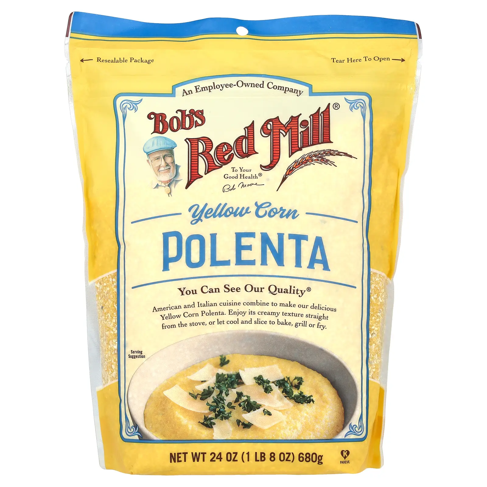 Bob's Red Mill Yellow Corn Polenta, 24 oz (680 g) Bob's Red Mill Yellow Corn Polenta, 24 oz (680 g)