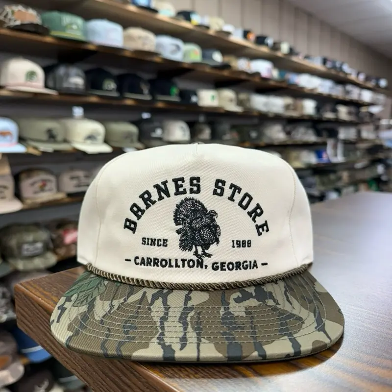 The Full Strut Rope Hat - Cream/Greenleaf