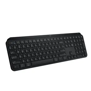 Logitech MX Keys S Wireless Keyboard, Low Profile, Fluid Precise Quiet Typing, Programmable Keys, Backlighting, Bluetooth, USB C Rechargeable, for Windows PC, Linux, Chrome, Mac - Black