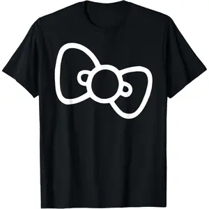 Retro Bow Shirt T-Shirt Cotton Fabric
