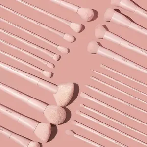 24 Piece Vegan Brush Collection Bundle set Brushes