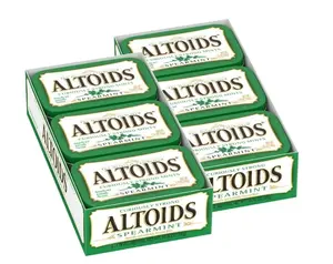 Altoids Spearmint Curiously Strong Mints 1.76 oz 12 Pack Sealed Fresh