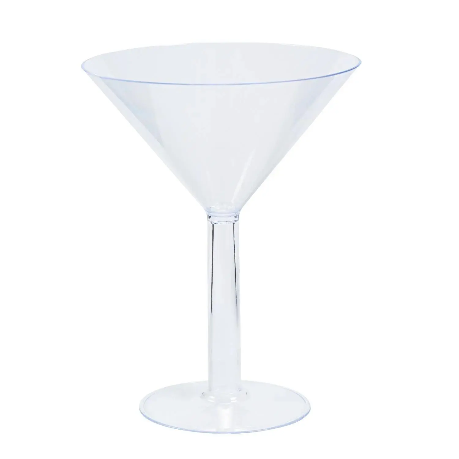 9 1/4" 28 oz. Large Martini Reusable BPA-Free Plastic Glasses - 2 Ct.