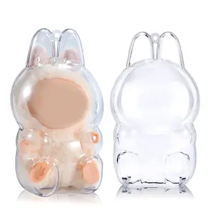 Protective Case for LABUBU Have a Seat Series - Crystal Clear Display Box for The Monsters Figures - Dustproof & Scratch-Resistant, accessory,gift Showcase (Doll Not Included) Collectible Figurines,BY