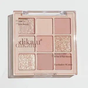 9 Color Earth Tone Eyeshadow Palette, Shimmer & Matte Finish Powder, Long-Lasting Eye Makeup Kit for All Skin Types