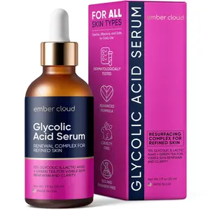 Glycolic Acid Serum for Face 15% | Ember Cloud | Advanced Formula to Support Skin Radiance, Addressing Uneven Tone & Fine Lines
