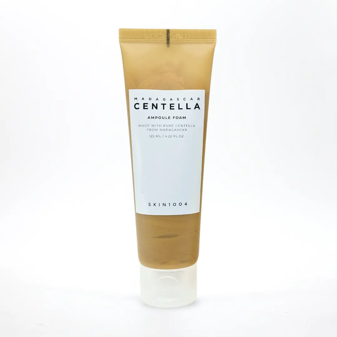 SKIN1004 Madagascar Centella Ampoule Foam Cleanser (4.4oz) - Gentle Facial Cleansing Skincare, Moisturizer, Hydrating, Soothing, Skin Repair with Hyaluronic Acid