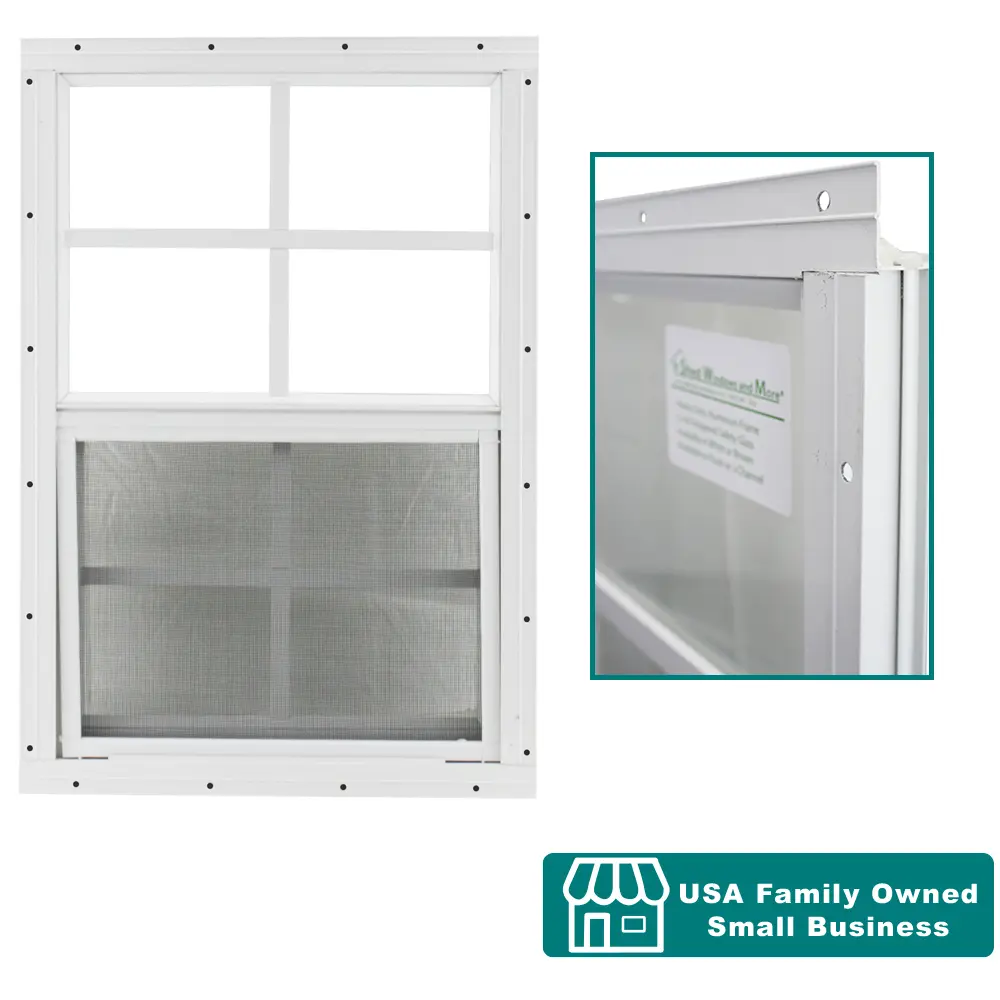 Shed Windows and More 12" x 18" Shed Window, Chicken Coop Window, Tempered Glass