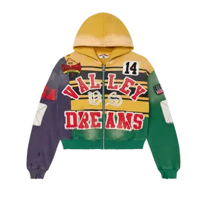 Vale Forever - Collage Zip Up - Mardi Grass