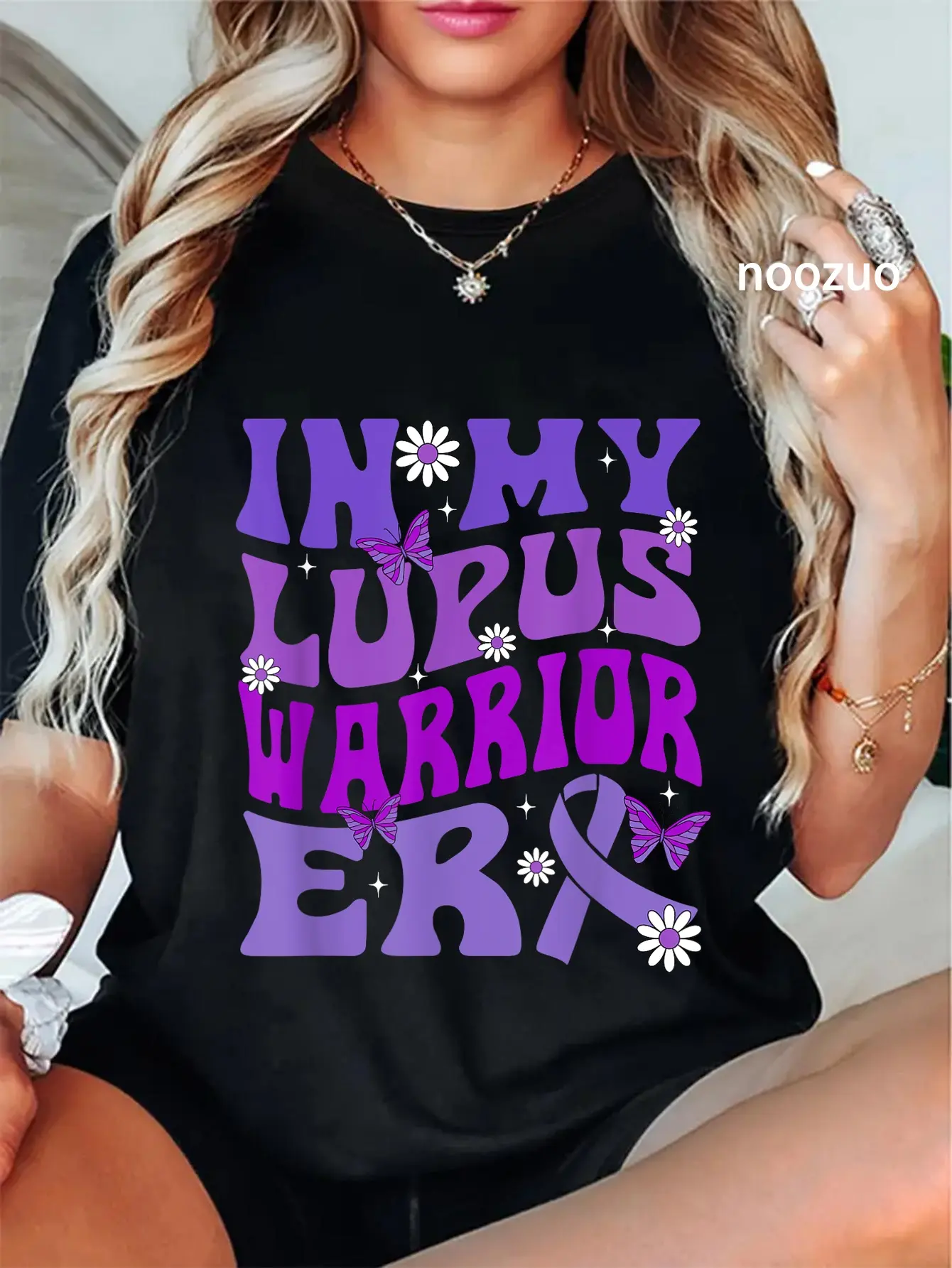 100% Cotton In My Lupus Warrior Era World Lupus Day T-Shirt