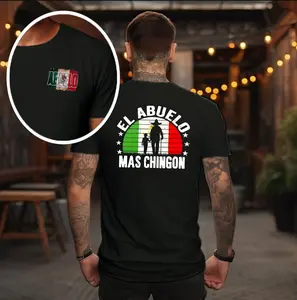 El Abuelo Mas Chingon Shirt, Mexico Abuelo Shirt Father’s Day Shirt, Cotton Graphic Tee, Father’s Day Gift for Dad, Tshirt for men