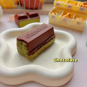 Realistic Chocolate Prop, Stress Relief Toy with Chocolate Scent, Office Fidget Tool, Sweet Shop Decoration, Prank Toy, Best Gift