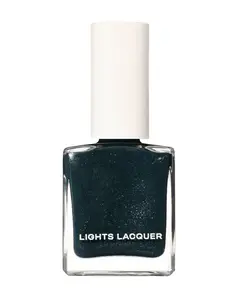 In the Shadows Nail Polish- Charcoal Blue with a Fine Shimmer Finish