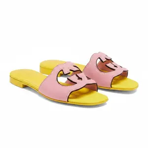 Gucci Women's Interlocking G cut-out slide sandals Size 36.5