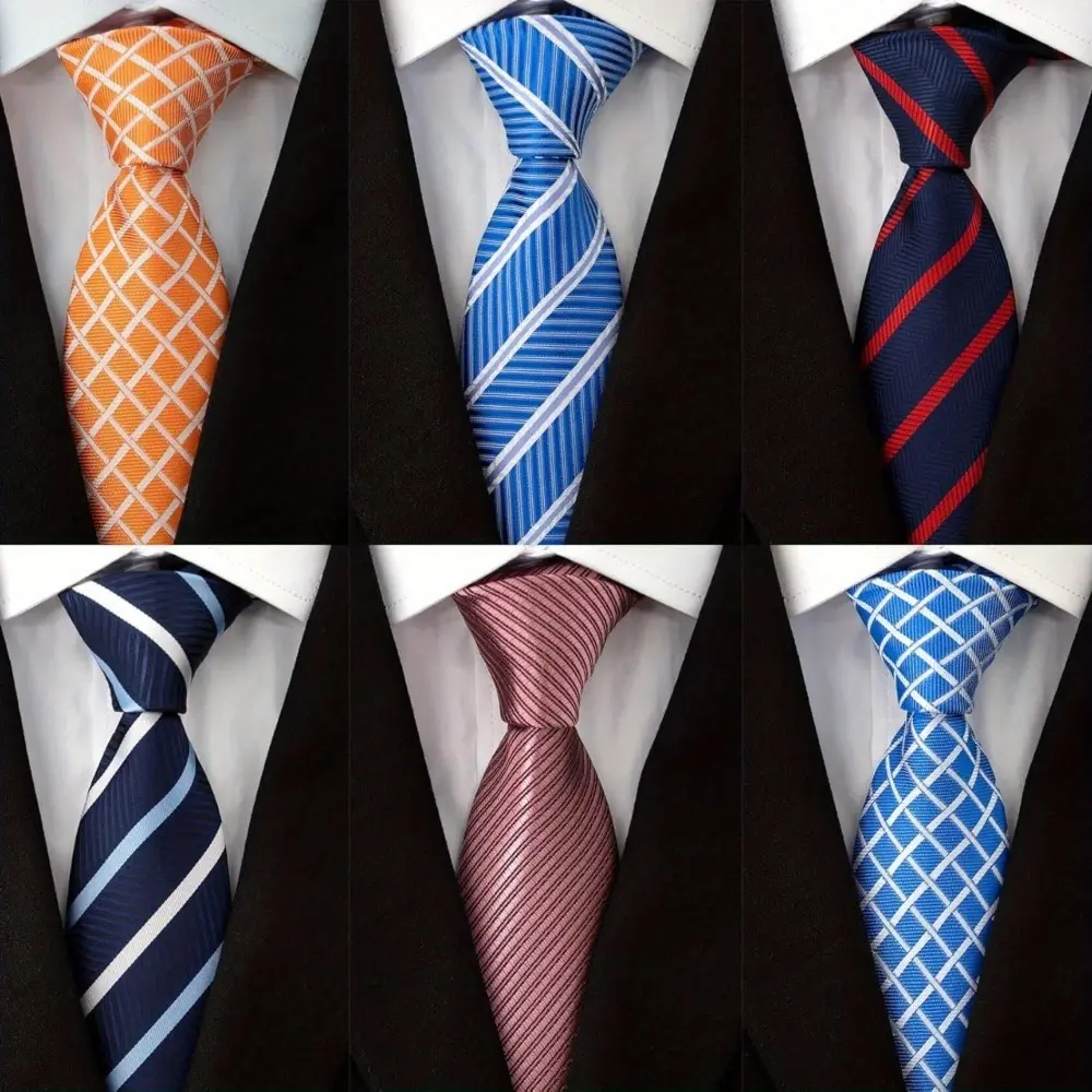 6pcs Men'S Tie, Classic Men'S Necktie for Daily Wear, Father'S Day Gift