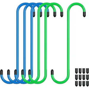 6 count Heavy Duty Steel  Caliper Hangers with Rubber Tips Automotive Tool for Braking, Bearing, Axle and Suspension Work