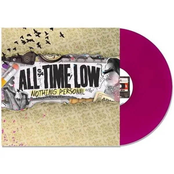 Nothing Personal - Neon Purple - All Time Low - Record Album, Vinyl LP