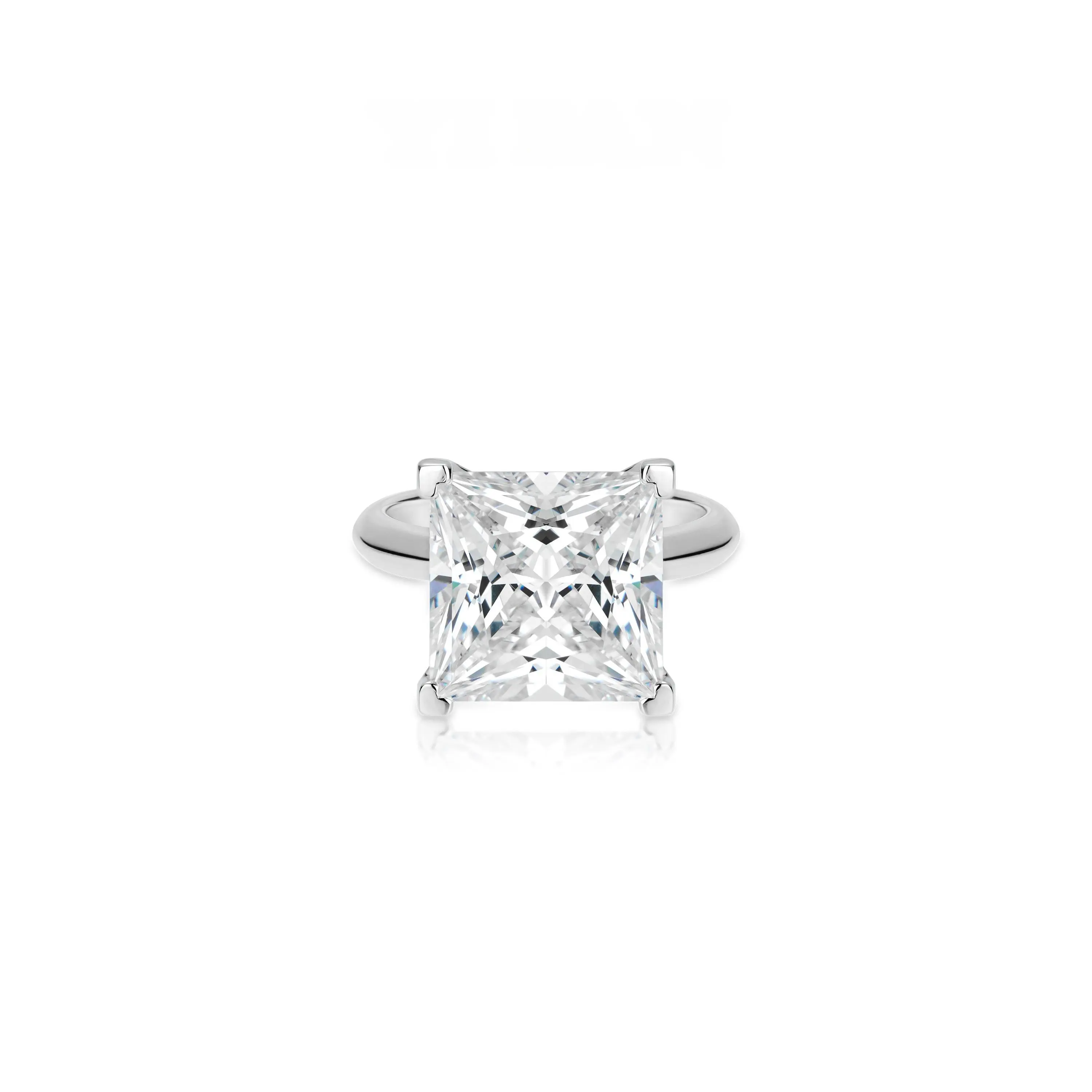 VAMERAY #13600 15 Carat Princess White Ring