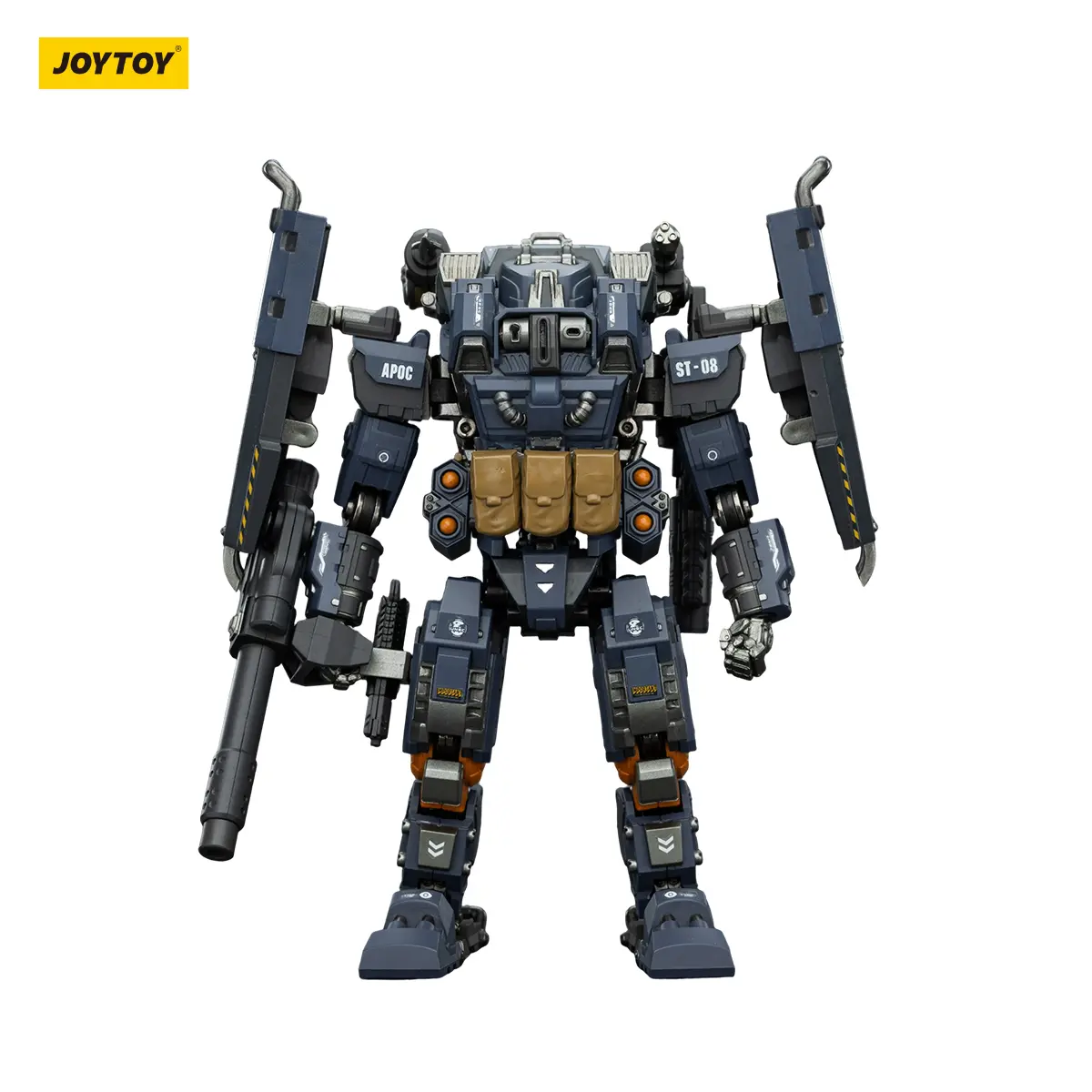 Joytoy 1/25 Multi-Jointed PVC Figure, APOC Series Storm Lucis Fire Support Type Mech, Full Articulation Collectible Action Figure, Model JT02731, Ages 12+, Multi Jointed Collectible, Articulating Figurines, Collectible Figure Decor