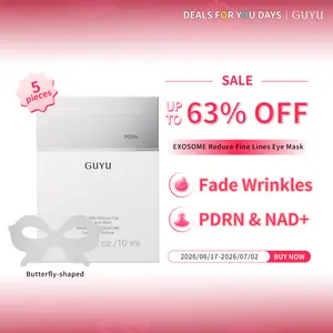 GUYU EXOSOME Reduce Fine Lines Eye Mask - 5 Or 1 Piece, PDRN HME NAD+, Fine Lines, Eye Bags, Crow'S Feet, Dark Circle, Smile Lines Solution, Boost Collagen, Moisturizing, Hydration, Repairing, Anti-Wrinkles #summerwins #dealsforyoudays,summerwins