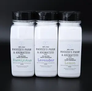 Carpet Freshener All Natural Odor Eliminator with Essential Oils Eco Friendly Carpet Powder Deodorizer Sprinkle Pour Bottle