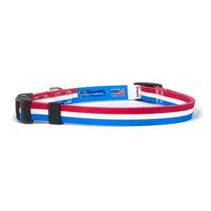 Cat Collar with Luxembourg Flag | Great For National Holidays, Festivals, Parades, Sporting Events, Pride Events