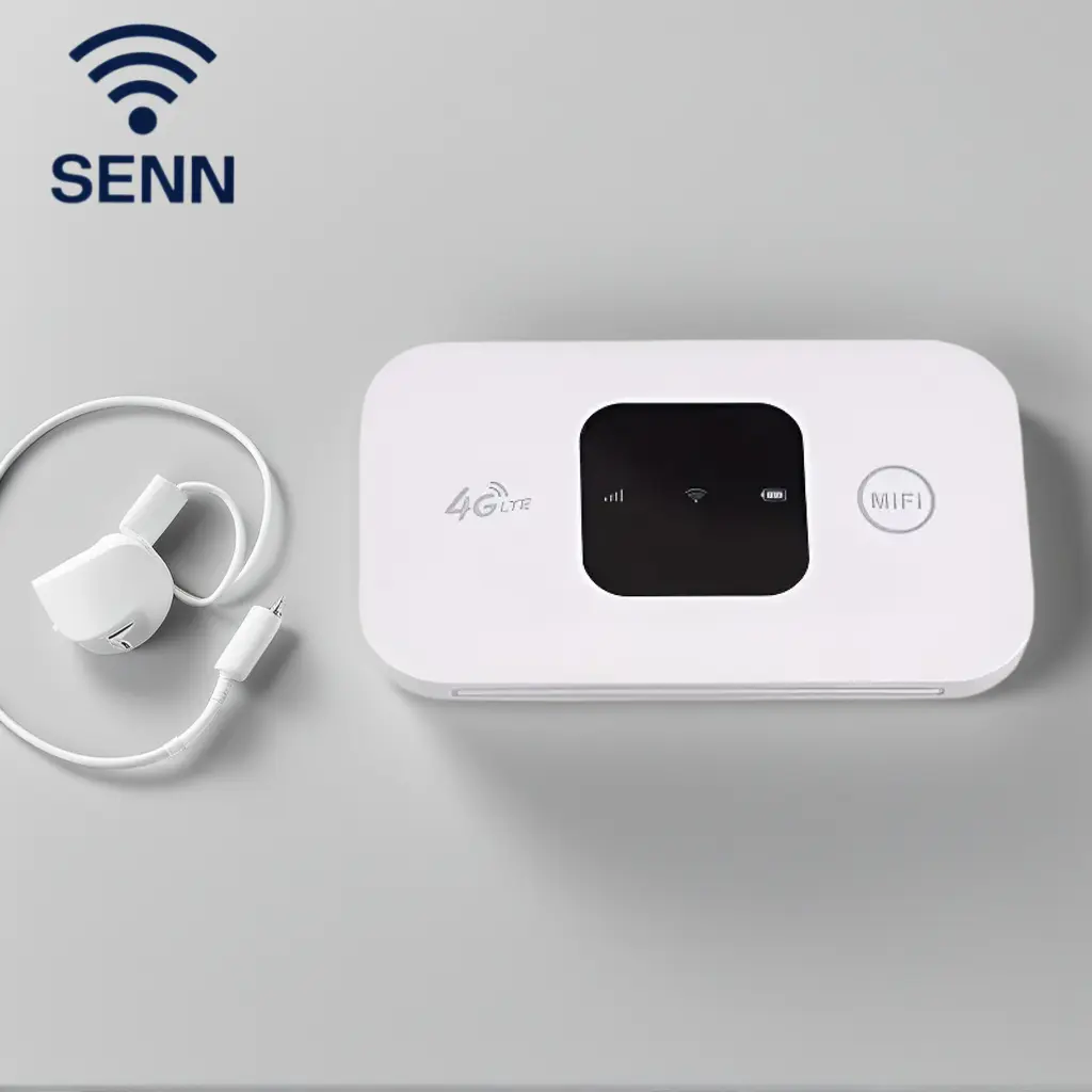 SENN  Unlocked Portable WiFi - 150Mbps High Speed Internet Anywhere,  Restrictions, Connect 10+ Devices for Work/Travel, SIM Plug-in card wifiMini Design