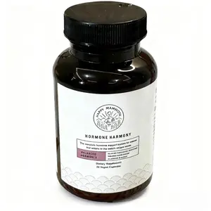 US Local Warehouse Happy Mammoth Hormone Harmony - 72 Vegan Capsules for Hormonal Balance & Digestive Relief - Natural Non-GMO - Expires 2026