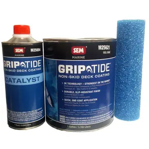 212 MAIN SEM-M25620 GripTide Non-Skid Slip-Proof Deck Coating, Gull Gray, for Automotive & Motorcycle Paint Care