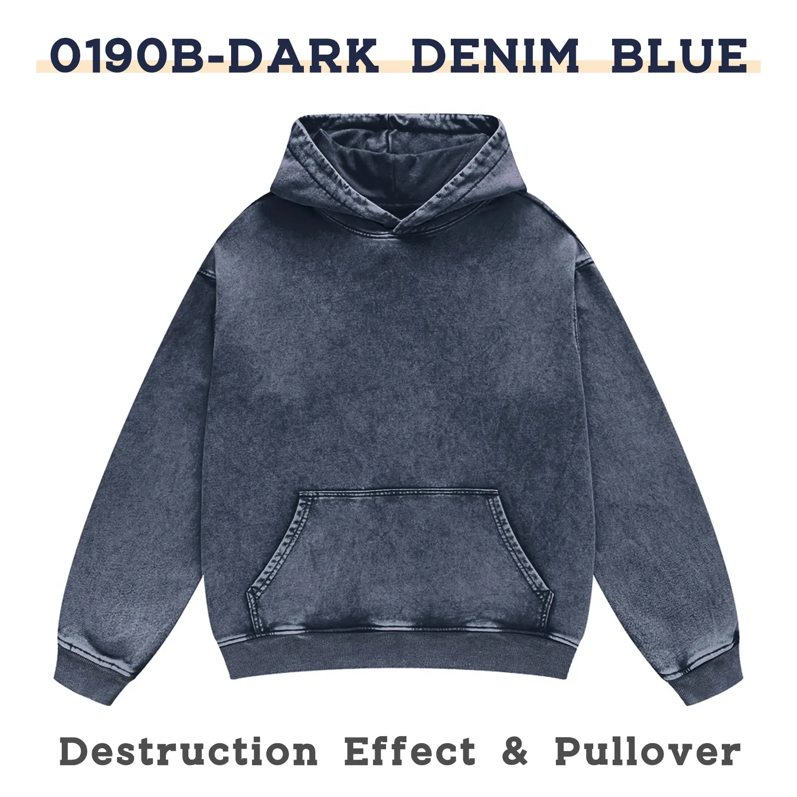 0190B-Dark Denim Blue