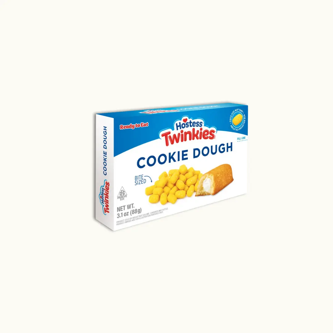 Hostess Twinkies Cookie Dough Party Snacks, 3.1oz, Made with Sugar, Salt, Natural Ingredients, Corn Starch, Xanthan Gum, Glycerin & Baking Soda