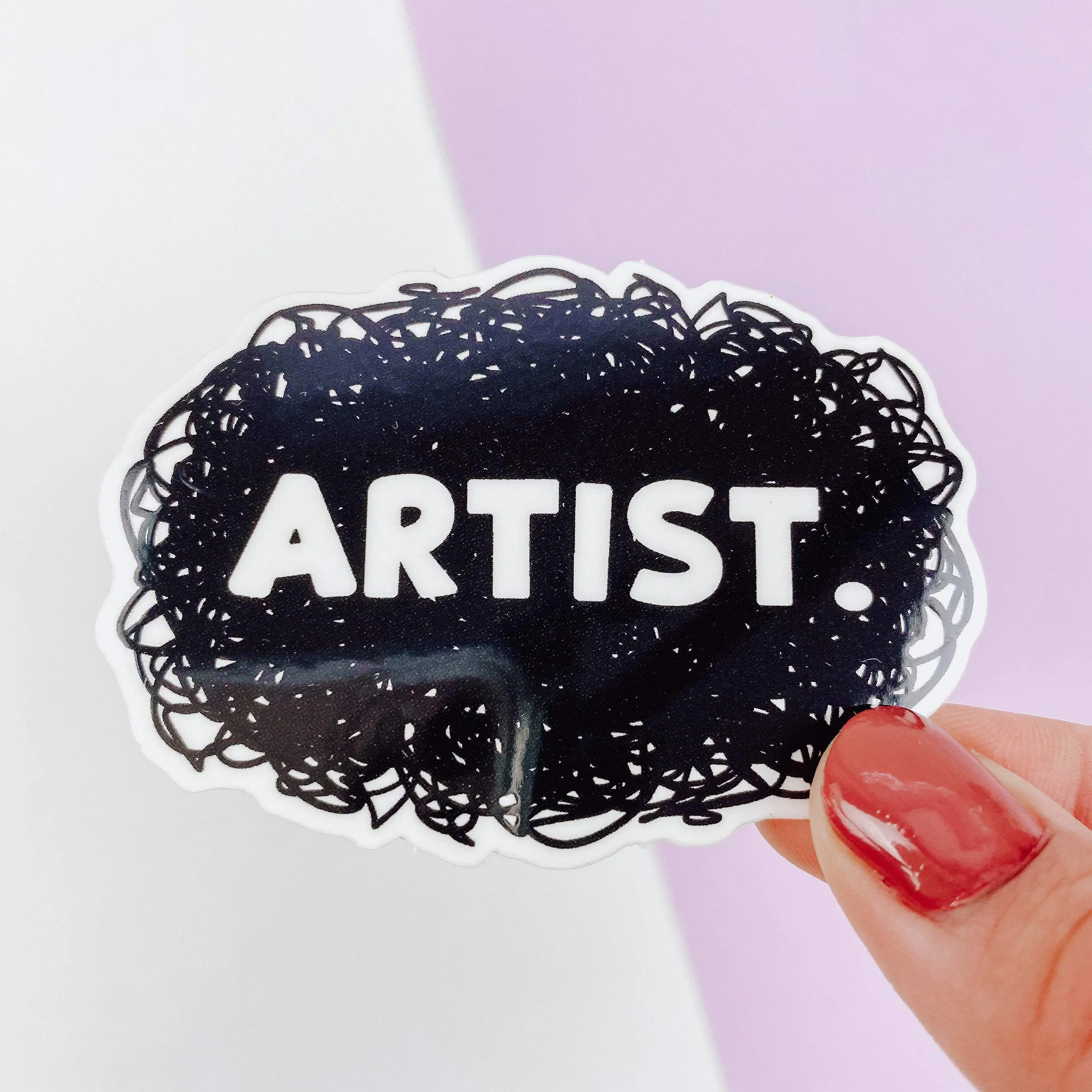 Artist. - Transparent Vinyl Sticker