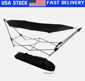 Portable Hammock with Stand Adult Size Camping Backyard Holds 250 Pounds