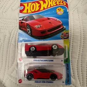 Hot wheels j and k case Ferrari s40, sf90 . lot 2