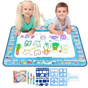 Kids Toys Water Doodle Mat, Letter Painting Coloring Pad for Toddlers, Aqua Magic Drawing Board, Toddler Arts and Crafts, Christmas Birthday Gifts